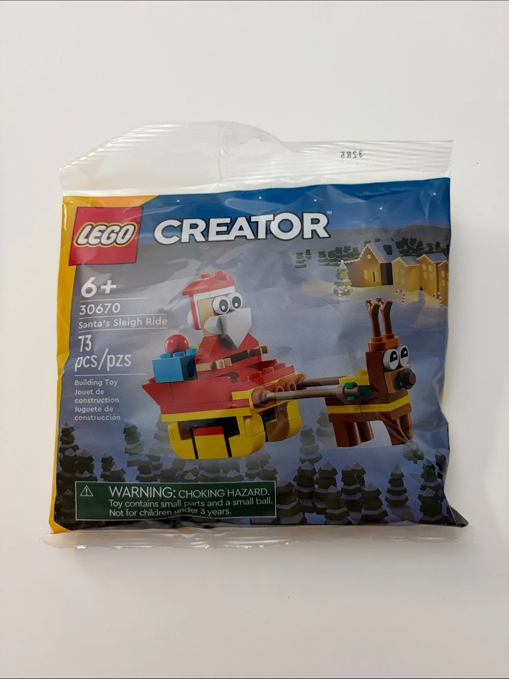 NEW Lego Creator Christmas Santa’s Sleigh Ride with Reindeer 30670 73 pcs